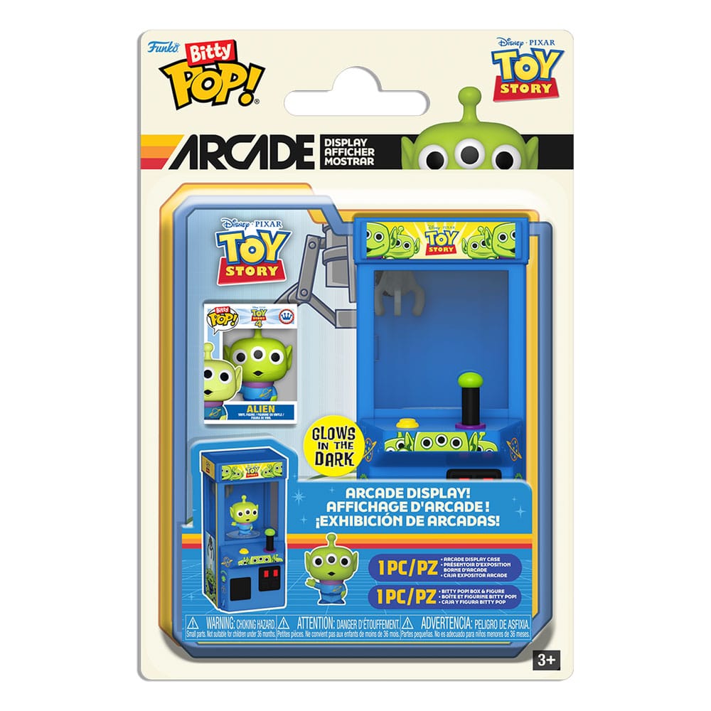 Toy Story 4 Bitty POP! Arcade Vinyl Figur Alien (Glow)