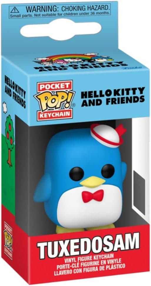 Sanrio POP! Vinyl Schlüsselanhänger 4 cm Tuxedosam Display (12)