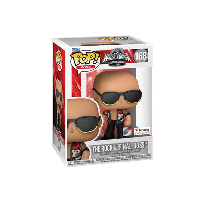 WWE POP! Vinyl Figur The Rock- Final Boss (WrestleMania 40) 9 cm