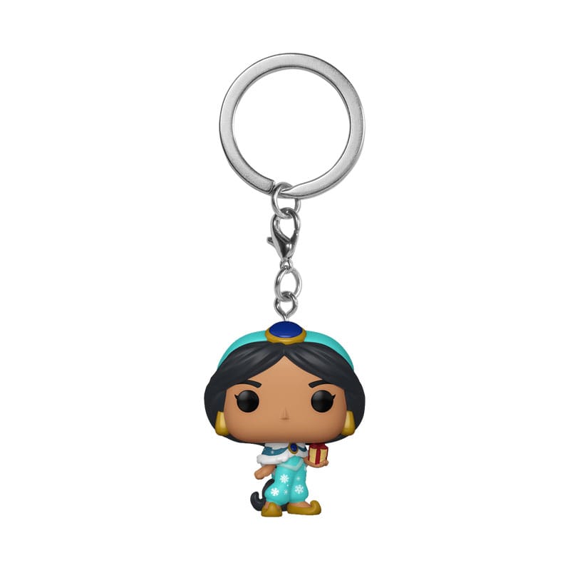 Disney Princess POP! Vinyl Schlüsselanhänger 4 cm Holiday Jasmine Display (12)