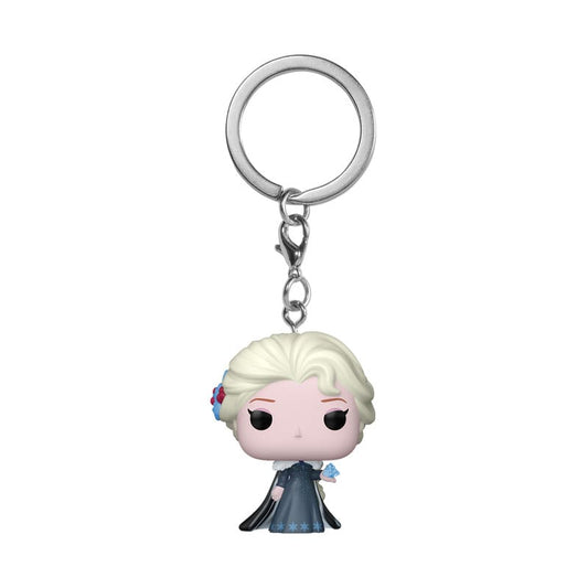 Disney Princess POP! Vinyl Schlüsselanhänger 4 cm Holiday Elsa Display (12)