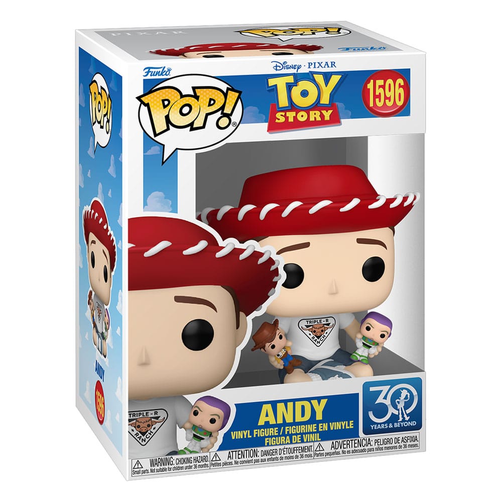 Toy Story POP! Disney Vinyl Figuren Andy (30th Anniversary) 9 cm