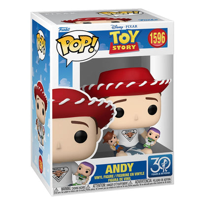 Toy Story POP! Disney Vinyl Figuren Andy (30th Anniversary) 9 cm