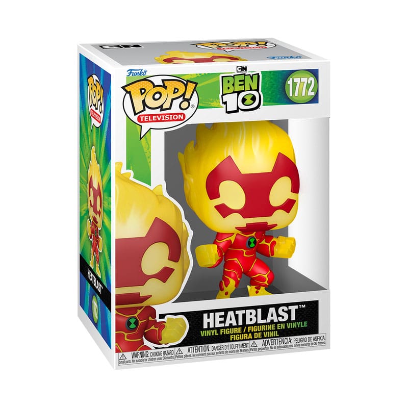 Ben 10 POP! TV Vinyl Figuren Heatblast 9 cm