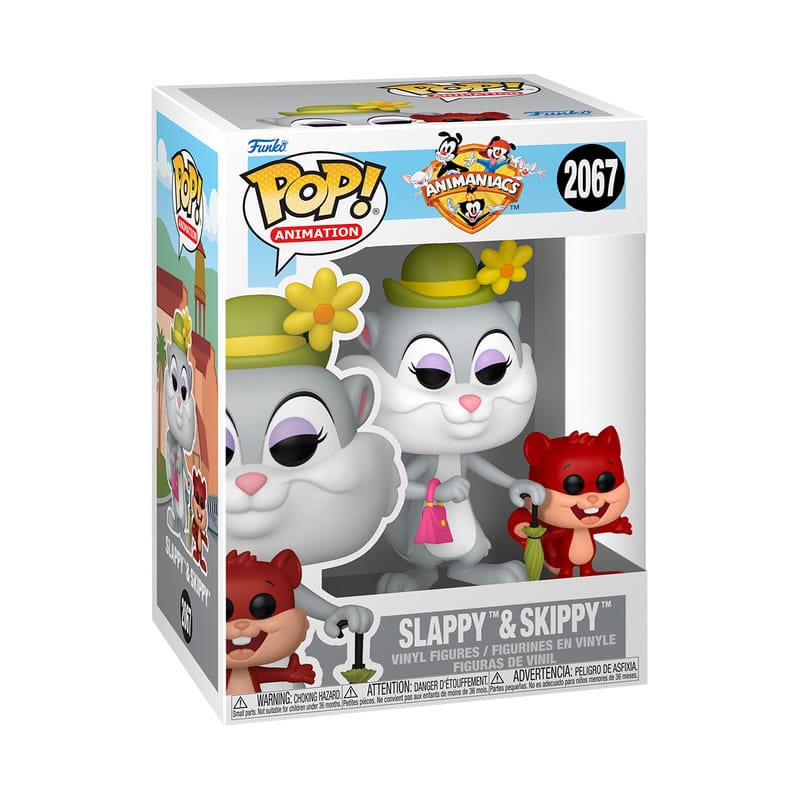 Animaniacs POP! Animation Vinyl Figur Slappy w/Skippy 9 cm