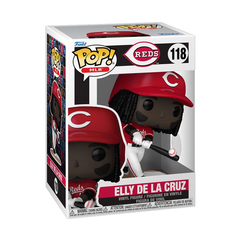 MLB POP! Vinyl Figur Reds- Elly De La Cruz 9 cm