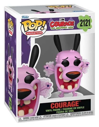 Courage the Cowardly Dog POP! Animation Vinyl Figuren Courage 9 cm