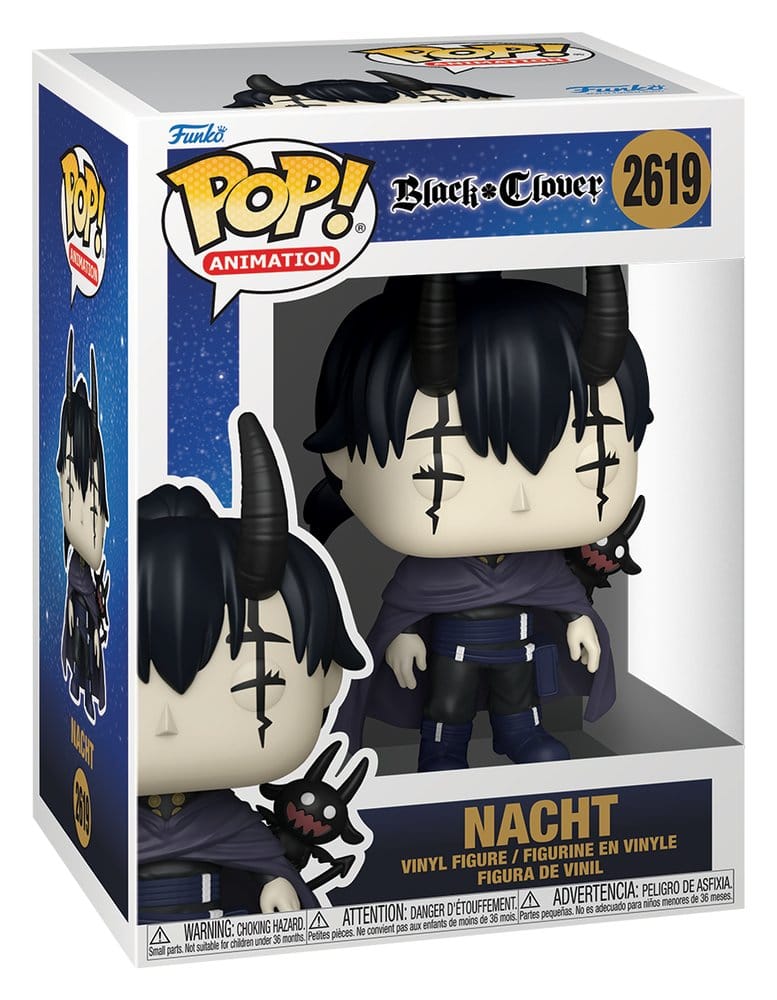 Black Clover POP! Animation Vinyl Figur Nacht 9 cm