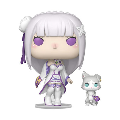 Re:Zero POP!&Buddy Animation Vinyl Figuren Emilia w/Puck 9 cm