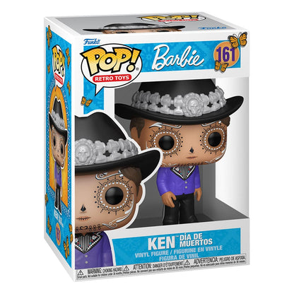 Barbie POP! Retro Toys Vinyl Figur Ken Dia de los Muertos 9 cm