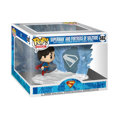 Superman (2025) POP Moments Vinyl Figuren Superman and Fortress of Solitude 9 cm