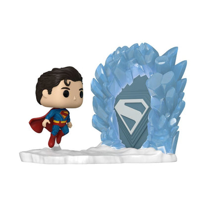 Superman (2025) POP Moments Vinyl Figuren Superman and Fortress of Solitude 9 cm