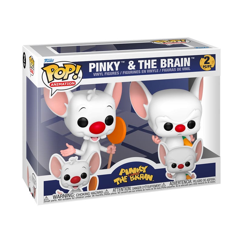Animaniacs POP! Television Vinyl Figuren 2er-Pack Pinky & The Brain 9 cm