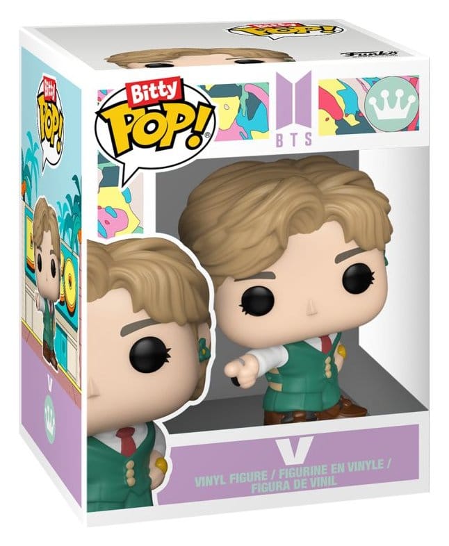 BTS Bitty POP! Stages Vinyl Figuren V (Dynamite) 2,5 cm