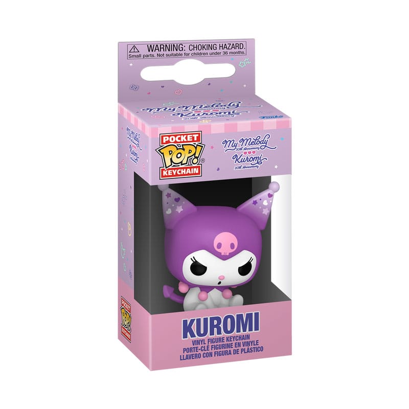 Sanrio POP! Vinyl Schlüsselanhänger 4 cm K/MM- Kuromi Display (12)