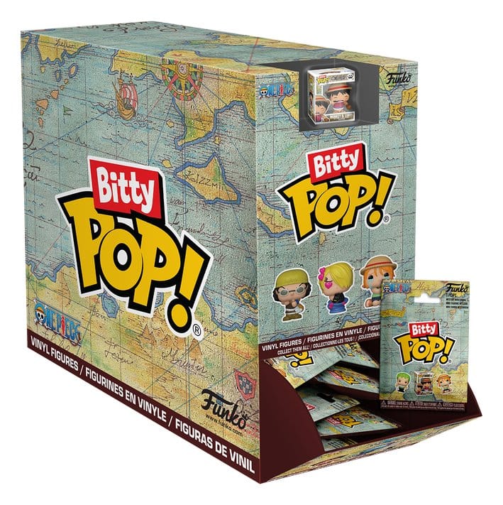 One Piece Bitty POP! Single Vinyl Figuren Display (32) PDQ 2,5 cm
