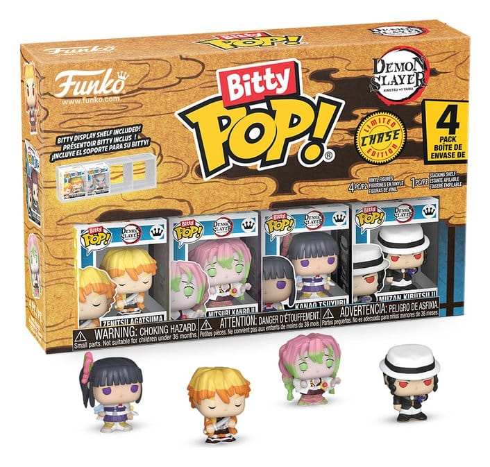 Demon Slayer: Kimetsu no Yaiba Bitty POP! Vinyl Figuren 4er-Pack Zenitsu 2,5 cm