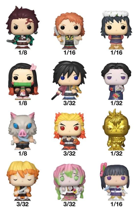 Demon Slayer: Kimetsu no Yaiba - The Movie Bitty POP! Vinyl Figuren 2 cm Display (32)