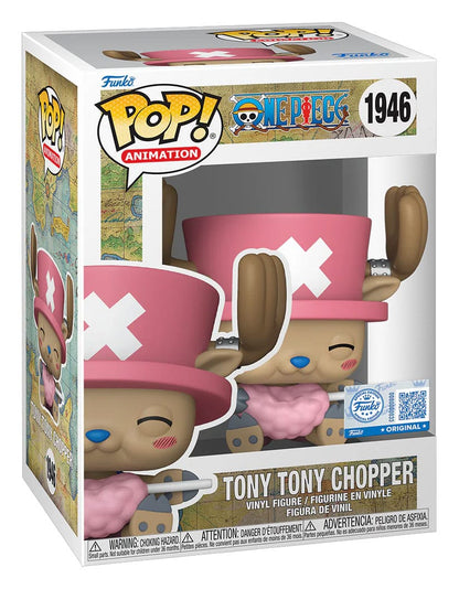 One Piece POP! Animation Vinyl Figur Tony Chopper with Cotton Candy heo Exclusive 9 cm