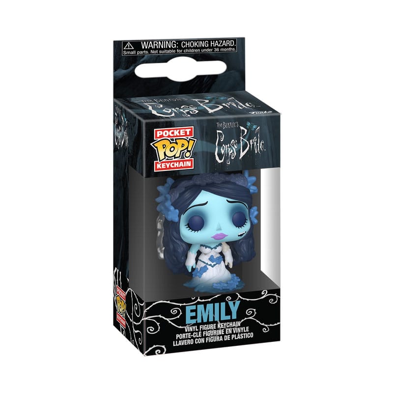 Corpse Bride Pocket POP! Vinyl Schlüsselanhänger 4 cm Emily with Butterflies Display (12)