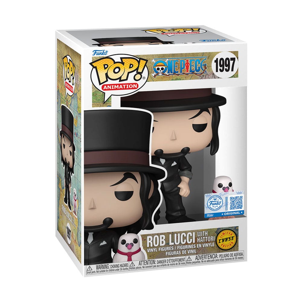 One Piece POP!&Buddy Animation Vinyl Figuren Rob Lucci with Hattori w/Chase 10 cm Sortiment (6)