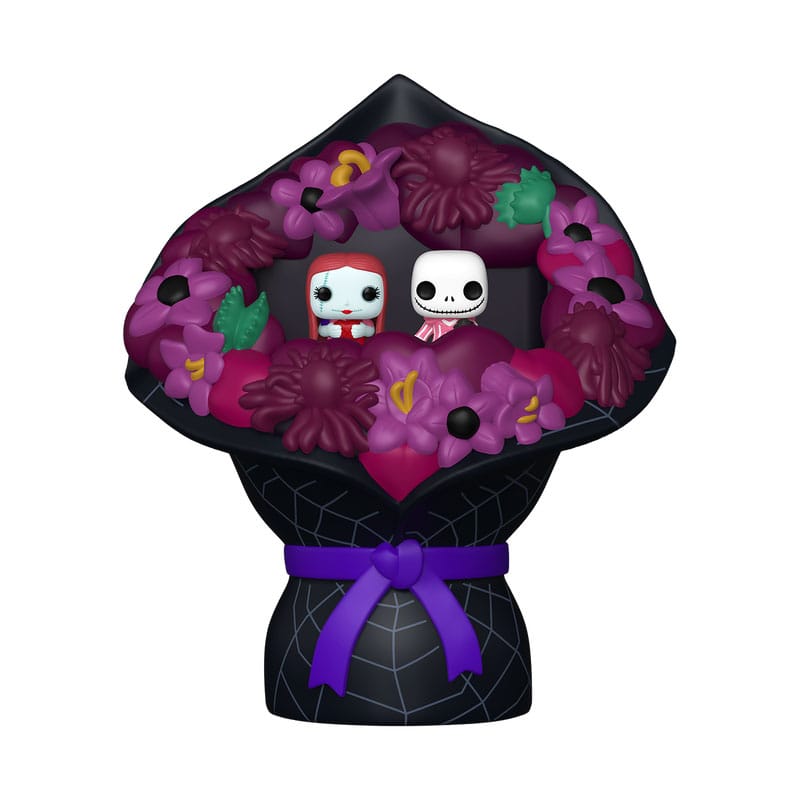 Nightmare Before Christmas Bitty POP! Bouquet Vinyl Figuren Sally & Jack Skellington (Valentine) 4 cm
