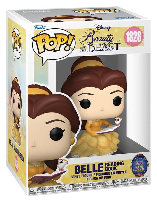 Die Schöne und das Biest POP! Disney Vinyl Figur Readers- Belle w/Book 9 cm