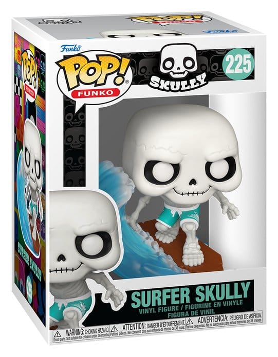 Funko Legacy POP! Icons Vinyl Figur Surfer Skully 9 cm