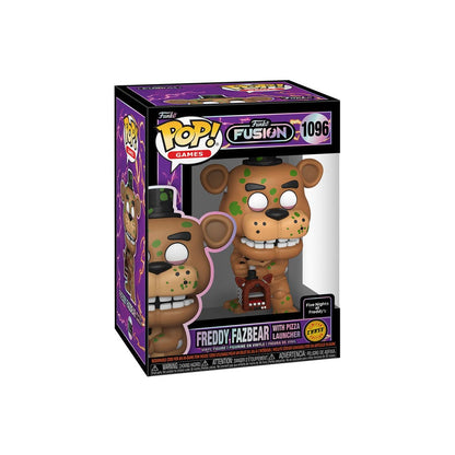 Funko Fusion POP! Games Vinyl Figuren Freddy Fazbear with Pizza Launcher w/CH 9 cm Sortiment (6)
