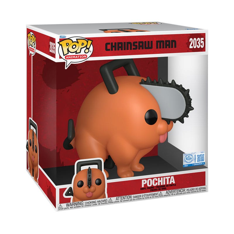 Chainsaw Man Super Sized Jumbo POP! Vinyl Figur Pochita 25 cm