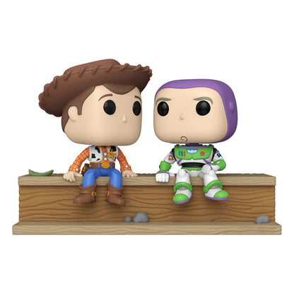 Toy Story POP Moment Vinyl Figuren Woody and Buzz (30th Anniversary) 9 cm