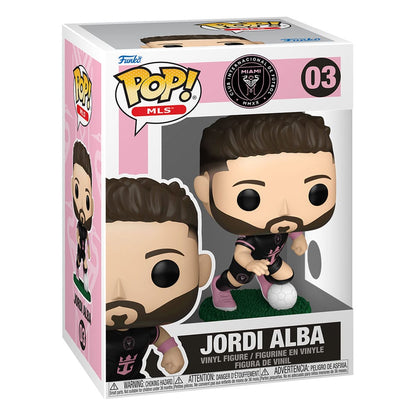 MLS POP! Sports Vinyl Figur Inter Miami- Jordi Alba(away) 9 cm