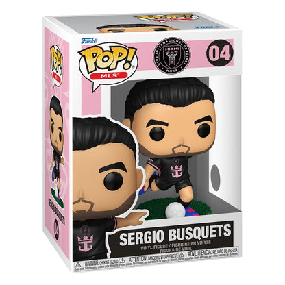 MLS POP! Sports Vinyl Figur Inter Miami- Sergio Busquets(away) 9 cm