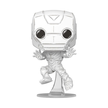 Marvel POP! Vinyl Figur Sketched - Iron Man 9 cm