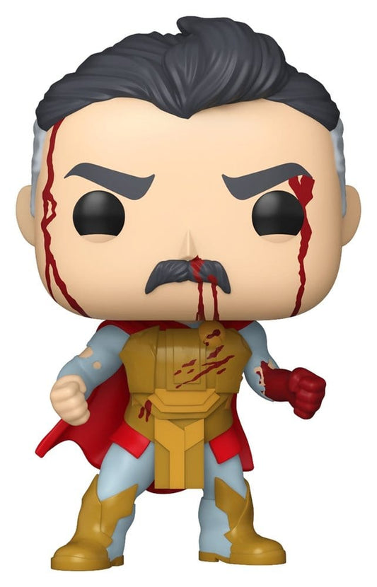Invincible 2 POP! TV Vinyl Figur Omni-Man (Armor) (Bloody) 9 cm
