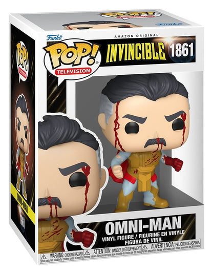 Invincible 2 POP! TV Vinyl Figur Omni-Man (Armor) (Bloody) 9 cm