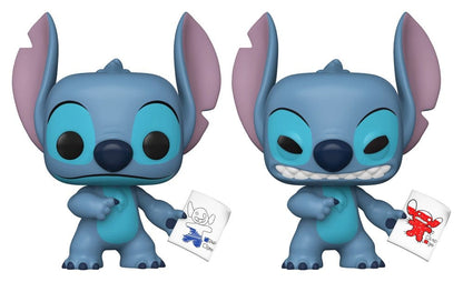 Lilo & Stitch POP! Vinyl Figur Stitch with Mood Chart w/Chase 9 cm Sortiment (6)