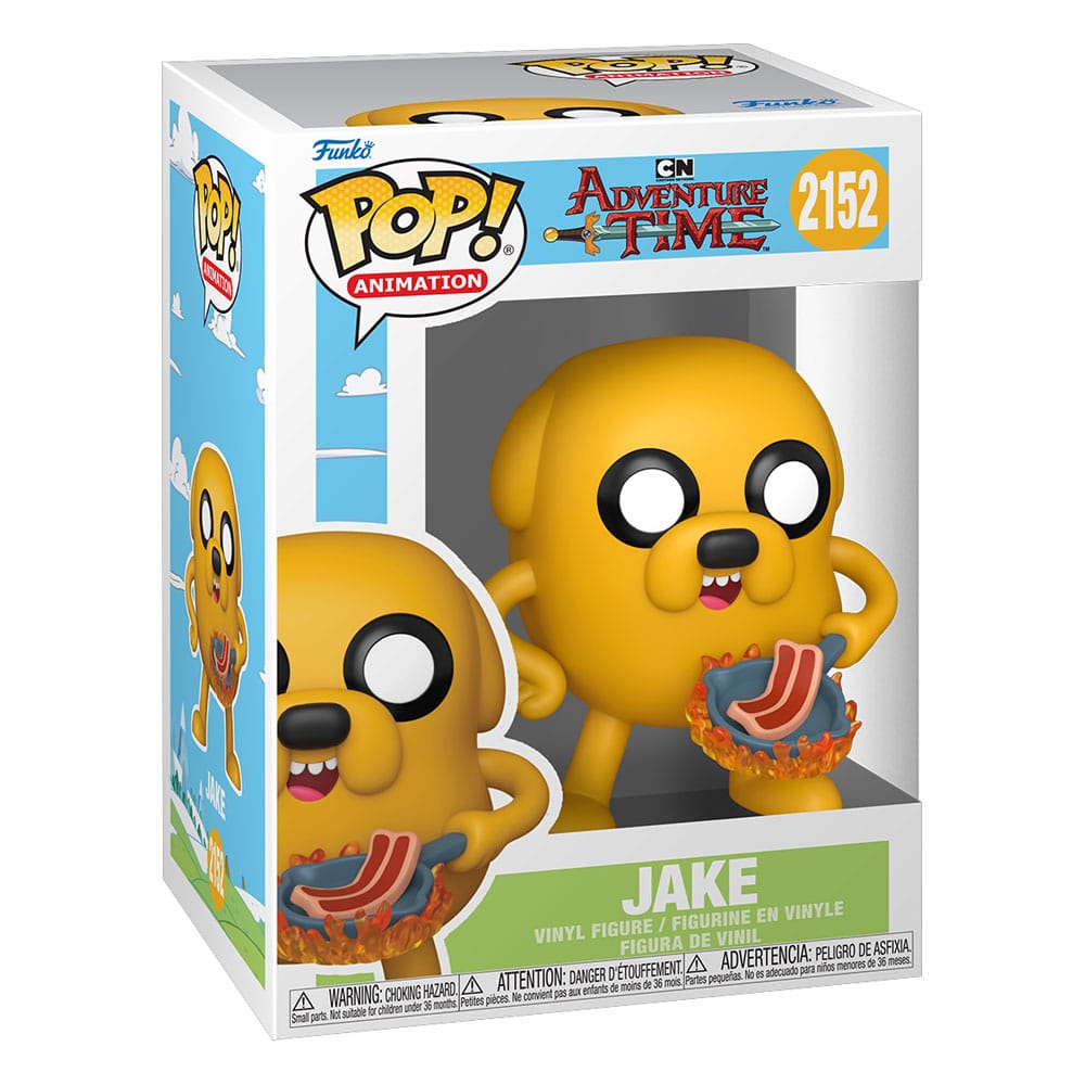 Adventure Time POP! Animation Vinyl Figur Jake with Bacon Pancakes 9 cm