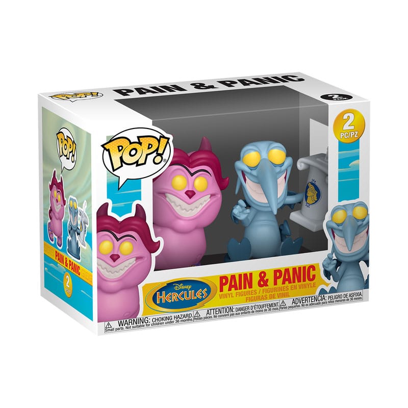 Hercules POP! Television Vinyl Figuren 2er-Pack Panic & Pain 9 cm