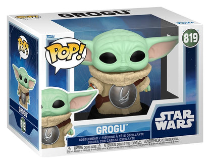 Star Wars: The Mandalorian and Grogu POP! Vinyl Wackelkopf-Figur Grogu 9 cm