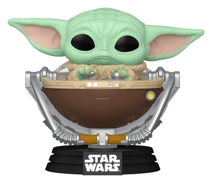Star Wars: The Mandalorian and Grogu POP! Vinyl Wackelkopf-Figur Grogu in Pram 9 cm
