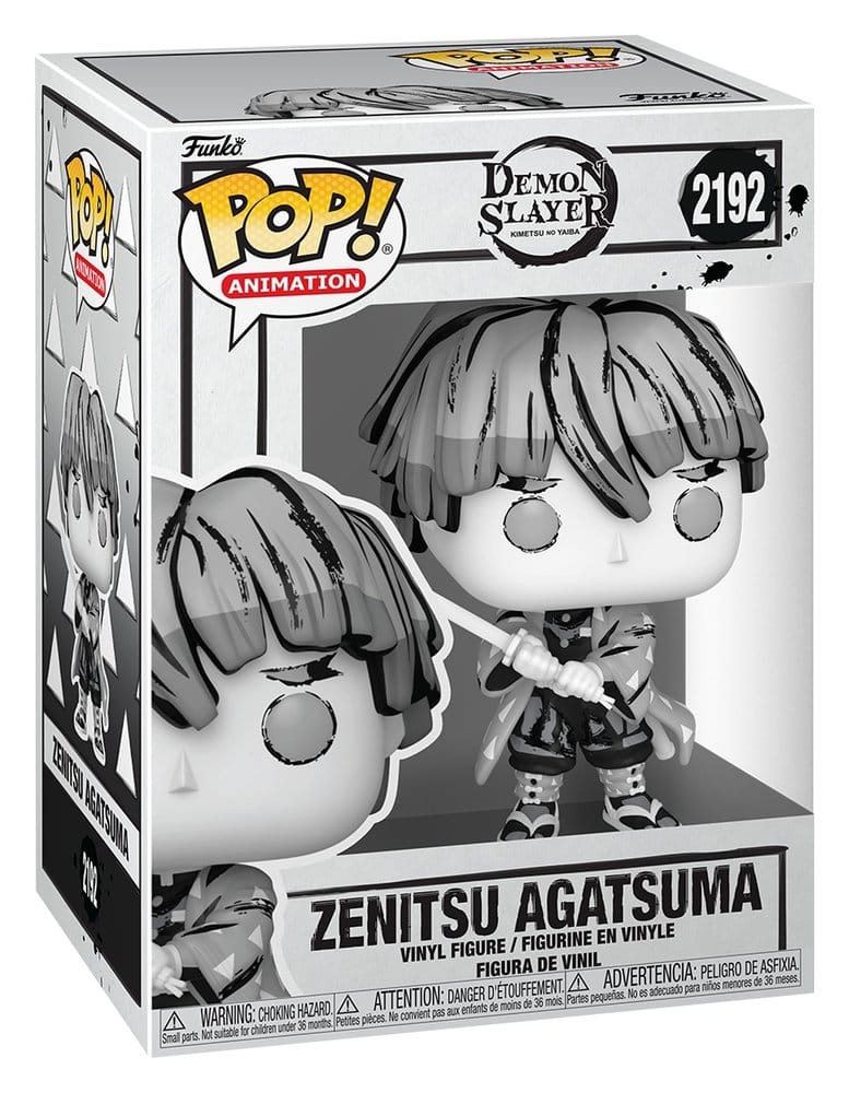 Demon Slayer: Kimetsu no Yaiba POP! Animation Vinyl Figuren Zenitsu(Sumi-Ink) 9 cm