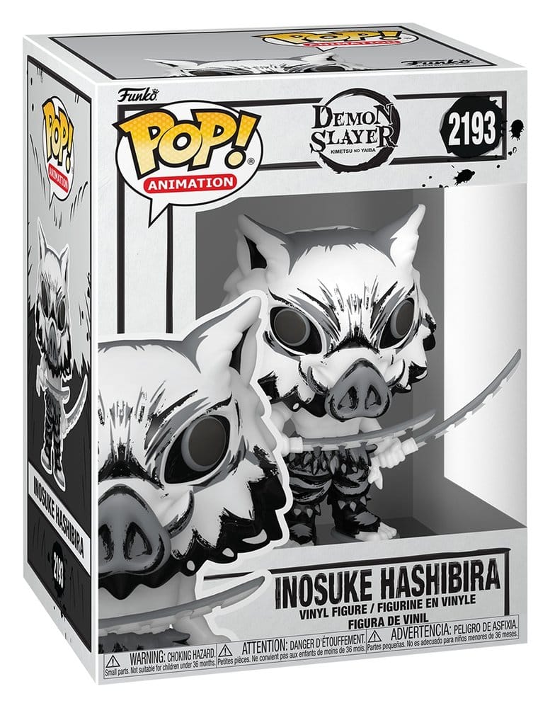 Demon Slayer: Kimetsu no Yaiba POP! Animation Vinyl Figuren Inosuke(Sumi-Ink) 9 cm