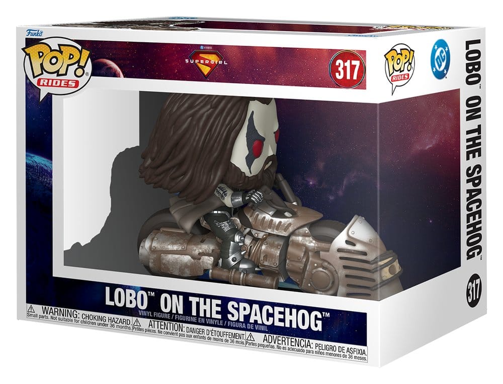 Supergirl (2026) POP! Rides Vinyl Figur Lobo on the Spacehog 15 cm