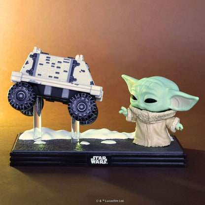 Star Wars: The Mandalorian and Grogu POP! Moment Vinyl Figuren Grogu with Polar Mouse Droid 9 cm