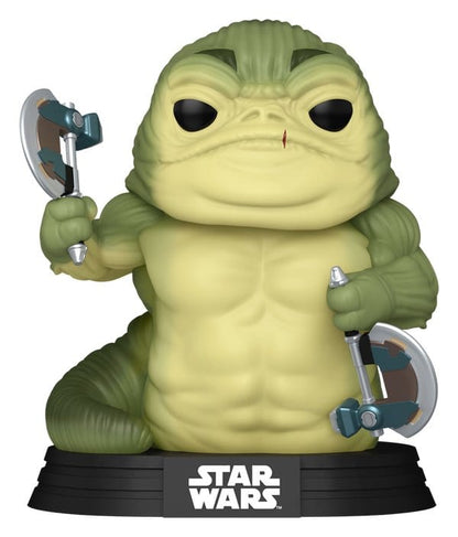 Star Wars: The Mandalorian and Grogu POP! Vinyl Figur Rotta the Hutt (Glow) 9 cm