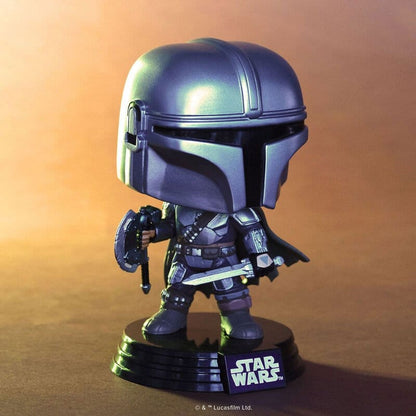 Star Wars: The Mandalorian and Grogu POP! Vinyl Figur The Mandalorian (Dual Wield) 9 cm