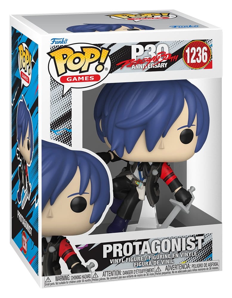 Persona 3 POP! Games Vinyl Figur Male Protagonist (Makoto) 9 cm