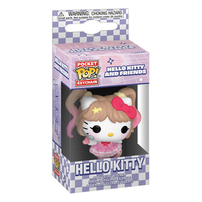 Hello Kitty and Friends POP! Vinyl Schlüsselanhänger 4 cm Hello Kitty (K-Pop Outfit) Display (12)