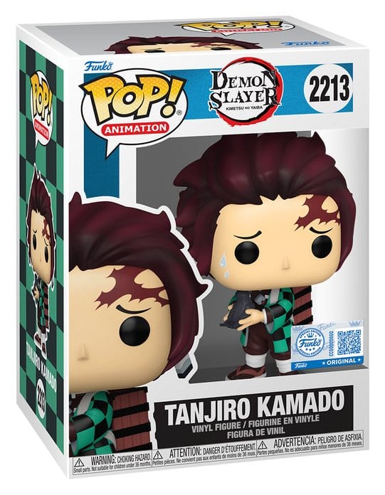 Demon Slayer: Kimetsu no Yaiba POP! Animation Vinyl Figuren Tanjiro w/Crow 9 cm